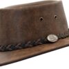 1078 Kangaroo Two Tone - Australian Outback Hat - Kangaroo L...