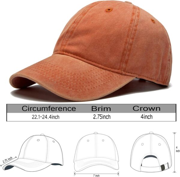 Edoneery Men Women Baseball Cap-Low Profile Adjustable Washe...