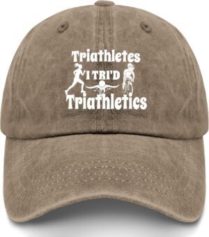 Triathletes I TRI'D Triathletics Hat for Womens Stylish Wash...