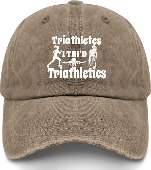 Triathletes I TRI'D Triathletics Hat for Womens Stylish Wash...