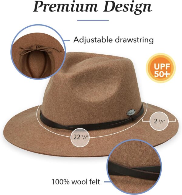 Wallaroo Hat Company Women’s Aspen Fedora – UPF 50+ Sun Prot...