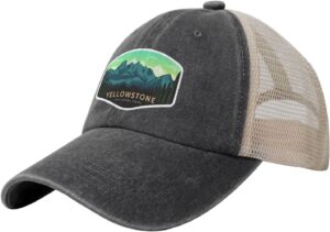 Mens Snapback Hats Camping Mesh Snapback Cap Women Mesh Snap...