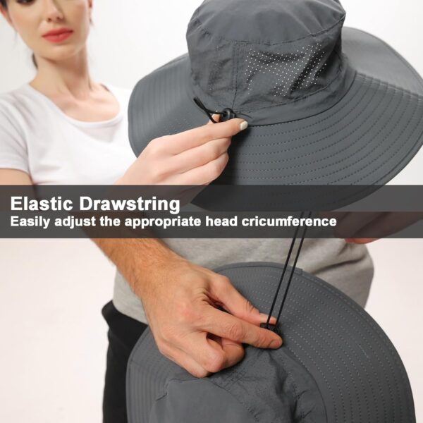 Rosoz Sun Hat for Men Women Boonie Bucket Hat Wide Brim Brea...