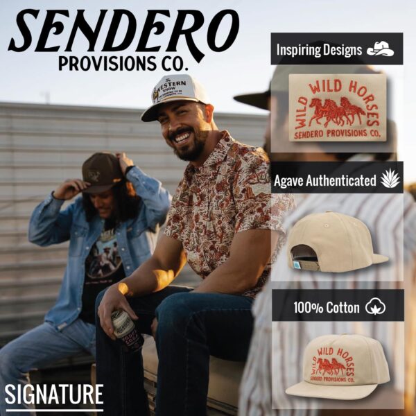 Sendero Provisions Co. Wild Wild Horses Adjustable Snapback ...
