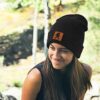 Bigfoot Beanie for Men - Sasquatch Hat Winter Knit Cuffed Be...
