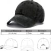 Edoneery Men Women Baseball Cap-Low Profile Adjustable Washe...