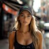 Mens Snapback Hats Camping Mesh Snapback Cap Women Mesh Snap...