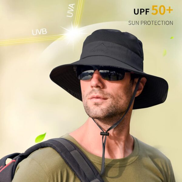 Sun Hats for Men Women Fishing Hat UPF 50+ Breathable Wide B...