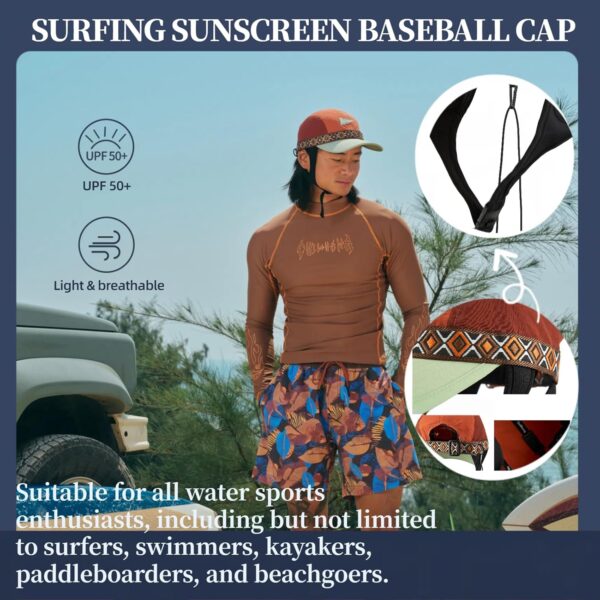 Vintage American-Style Sports Sunscreen Baseball Cap,Outdoor...
