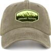 Grand Teton National Park Golf hat Baseball Hats Pigment Kha...