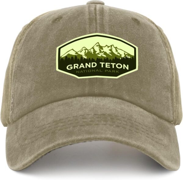 Grand Teton National Park Golf hat Baseball Hats Pigment Kha...