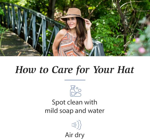 Wallaroo Hat Company Women’s Aspen Fedora – UPF 50+ Sun Prot...