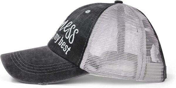 Baseball Cap Hot Criss Cross Ponytail Hat for Women Distress...