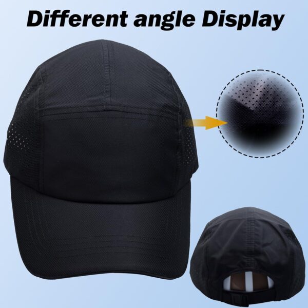 Men Women Quick Drying Baseball Cap Sun Hats Mesh Lightweigh...