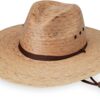 Wallaroo Hat Company Men’s Baja Fedora – Natural Wide Brim S...