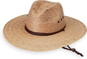 Wallaroo Hat Company Men’s Baja Fedora – Natural Wide Brim S...