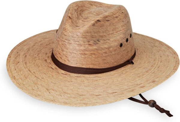 Wallaroo Hat Company Men’s Baja Fedora – Natural Wide Brim S...