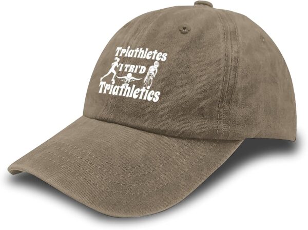 Triathletes I TRI'D Triathletics Hat for Womens Stylish Wash...
