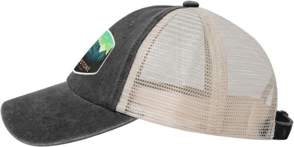 Mens Snapback Hats Camping Mesh Snapback Cap Women Mesh Snap...
