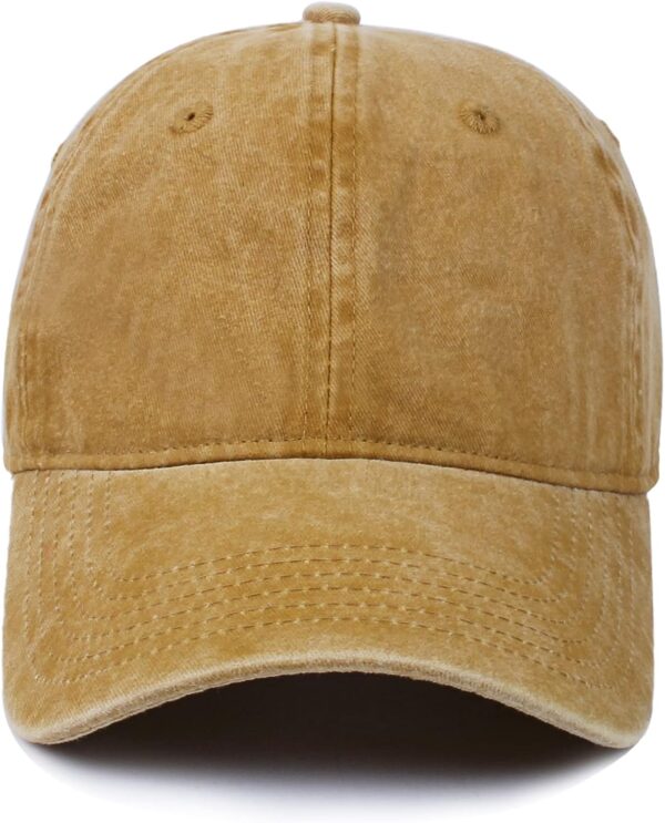 HH HOFNEN Men Women Washed Distressed Twill Cotton Baseball ...
