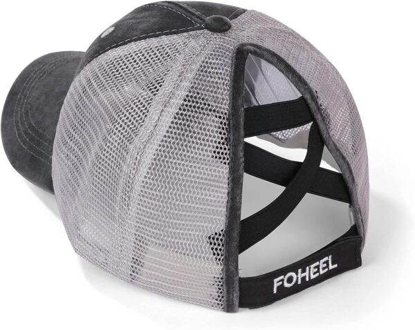 Baseball Cap Hot Criss Cross Ponytail Hat for Women Distress...