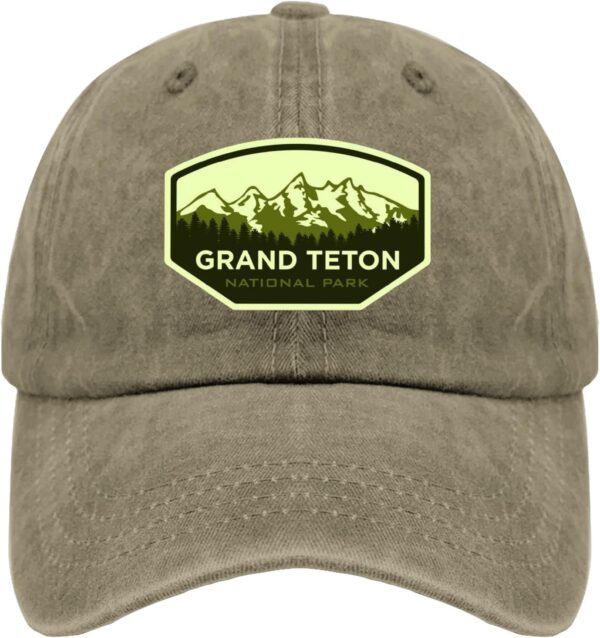 Grand Teton National Park Golf hat Baseball Hats Pigment Kha...