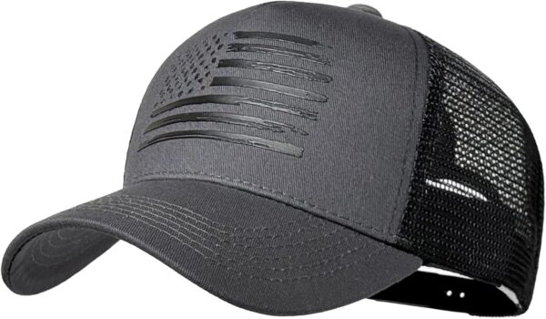 American Flag Trucker Hats, USA hat for Men and Women - Adju...