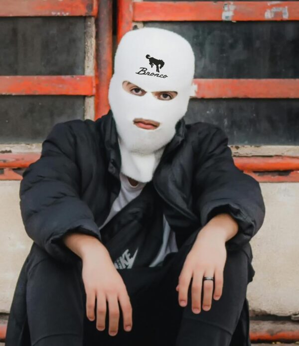 Bronco Skimask Vintage Car Lover Embroidered Winter Balaclav...