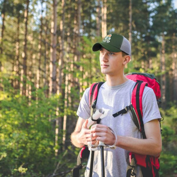 Mesh Bigfoot Hat Leather Cap for Men- Great Snapback Closure...