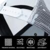 Mesh Bigfoot Hat Leather Cap for Men- Great Snapback Closure...