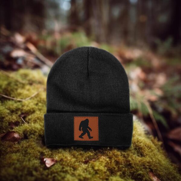 Bigfoot Beanie for Men - Sasquatch Hat Winter Knit Cuffed Be...