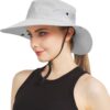 NPJY Sun Hats for Women Men 3” Wide Brim UPF 50+ Fishing Bea...