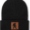 Bigfoot Beanie for Men - Sasquatch Hat Winter Knit Cuffed Be...