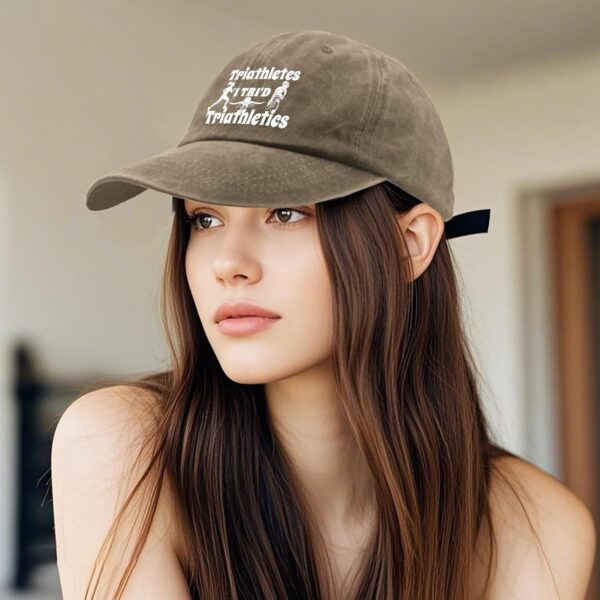 Triathletes I TRI'D Triathletics Hat for Womens Stylish Wash...