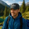 Mountain Baseball Cap Adjustable Unisex - Lightweight Foldab...