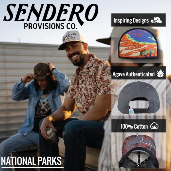 Sendero Provisions Co. National Park Braided Rope Hat Snapba...