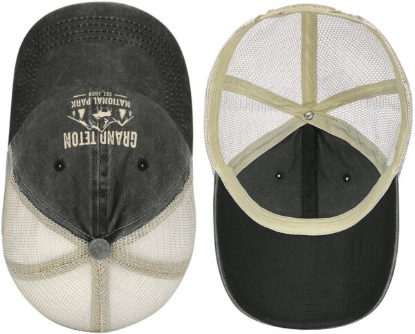 Mesh Hat Mesh Snapback Cap for Men Ball Cap Grand Teton Nati...