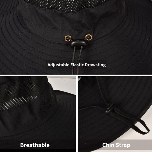 Sun Hats for Men Women Fishing Hat UPF 50+ Breathable Wide B...
