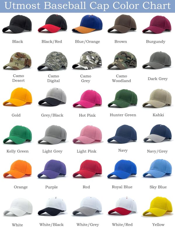 Utmost Structured Baseball Cap with Adjustable Closure - Per...