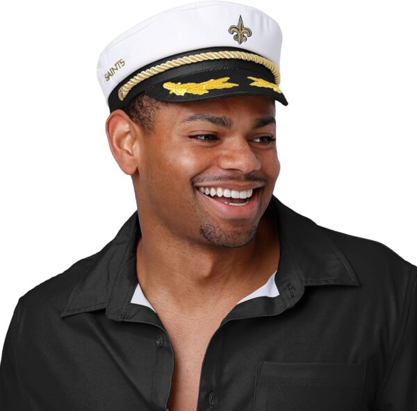FOCO Men's NFL Team Logo Sailing Yacht Boat Captain's Hat