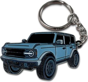 Bronco Keychain Accessories 4 door key chain Fob Cover Cool ...