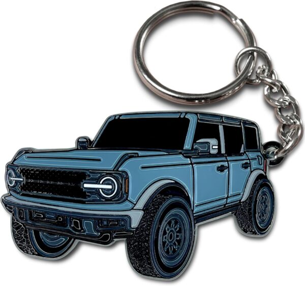 Bronco Keychain Accessories 4 door key chain Fob Cover Cool ...
