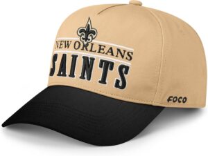 FOCO Men's NFL Team Logo Signature Bars Marquee Rf Hat Caps