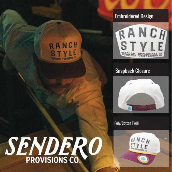 Sendero Provisions Co. Ranch Style Adjustable Snapback Hat w...