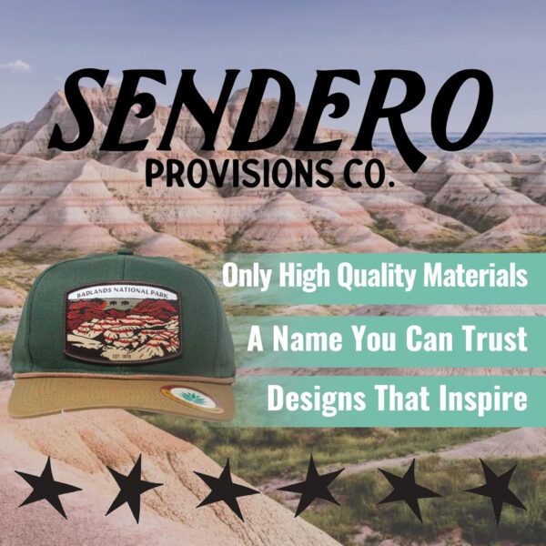 Sendero Provisions Co. National Park Braided Rope Hat Snapba...