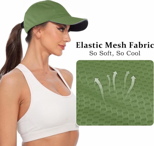 GADIEMKENSD Women's Race Day Running Cap Performance Mesh Ha...
