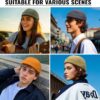 CLAPE Thick Cuff Brimless Caps for Men Washed Cotton Retro W...
