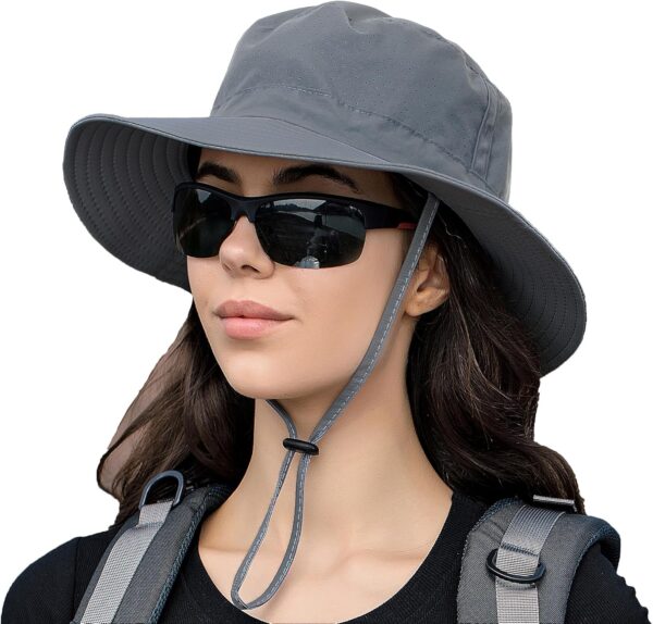 Rosoz Sun Hat for Men Women Boonie Bucket Hat Wide Brim Brea...