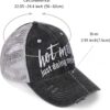 Baseball Cap Hot Criss Cross Ponytail Hat for Women Distress...