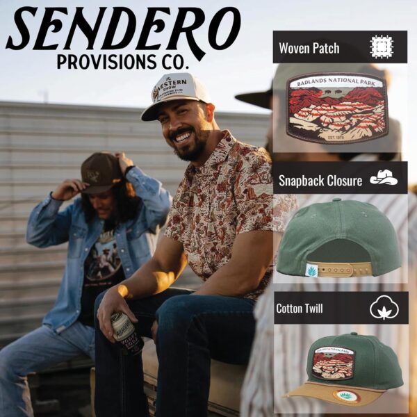 Sendero Provisions Co. National Park Braided Rope Hat Snapba...